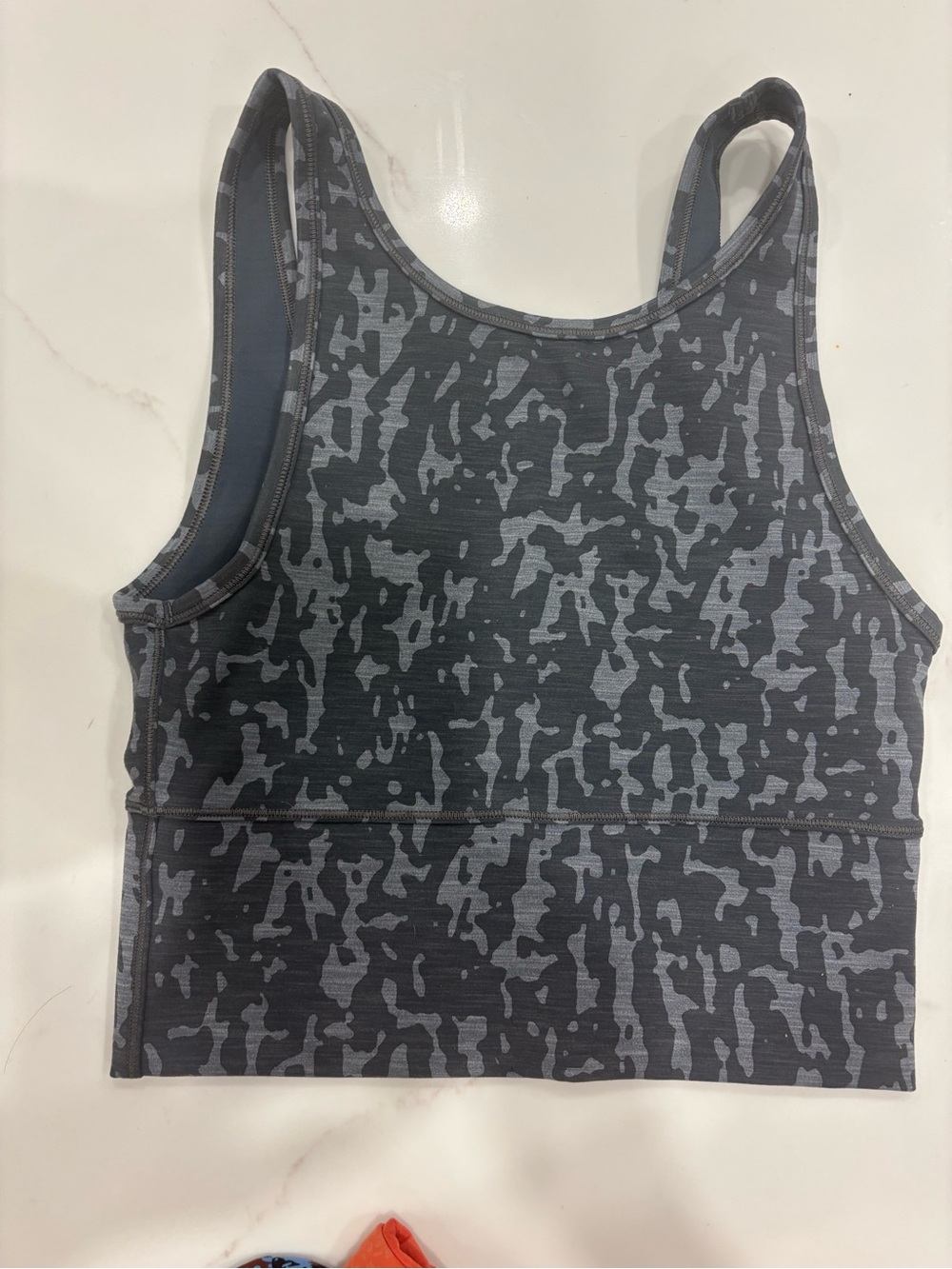 lululemon athletica Women's Gray Camo Muscle Tee
